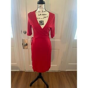 Gap Size  Medium Red Dress made from Rayon